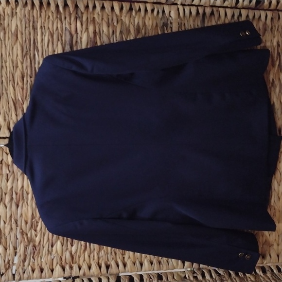 Vintage Pierre Cardin Paris navy wool double breasted blazer - Picture 9 of 12